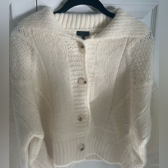 Cream Colored Knit Cardigan - Picture 3 of 5